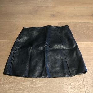 Blank NYC - High Wasted Vegan Leather Mini Skirt